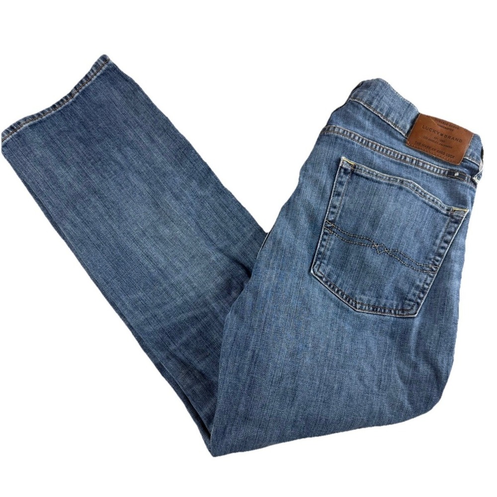 Lucky Brand 363 Straight Jeans Mens 32x30 Light Wash Straight Leg Denim Pants